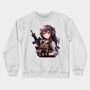 Tactical Girl Crewneck Sweatshirt